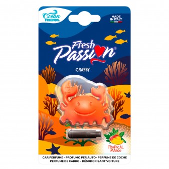 Fresh Passion Crabby Profumatore per Auto Essenza Mango Tropicale