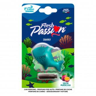Fresh Passion Sharky Profumatore per Auto Essenza Fresh Maracuja