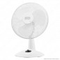 CFG Bianco 40 Ventilatore Oscillante da Tavolo 40W a 3 Pale Colore Bianco - mod. EV007