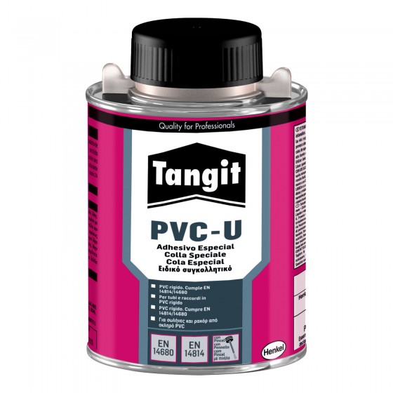 Tangit PVC-U Adesivo Speciale per Tubature Idrauliche con Pennello - Tangit PVC-U Adesivo Speciale per Tubature Idrauliche con Pennello -