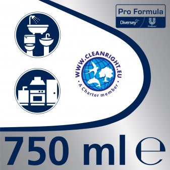 Cif Professional Detergente in Crema Profumo Limone - Flacone da 750ml