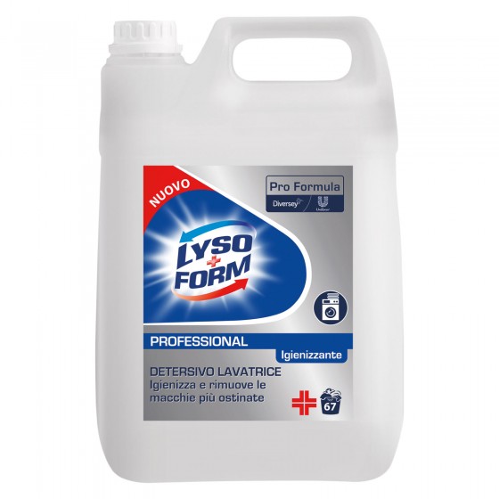 Lysoform Professional Detersivo Lavatrice Igienizzante - Tanica da 5 Lysoform Professional Detersivo Lavatrice Igienizzante - Tanica da 5