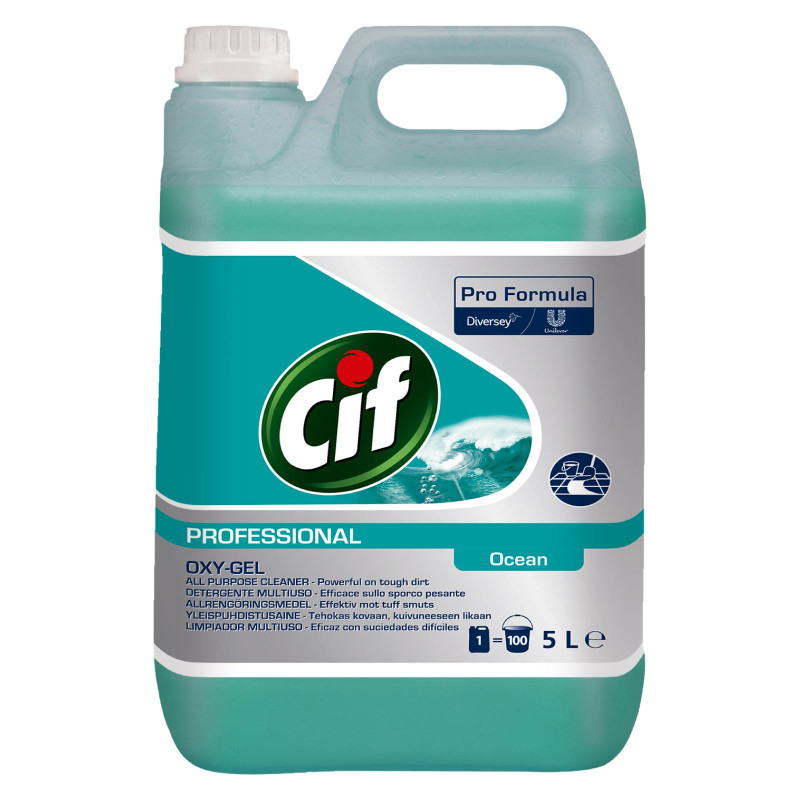 Cif Professional Oxy Gel Detergente Multiuso Profumo Ocean - Tanica