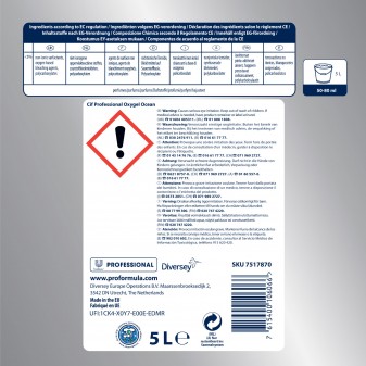 Cif Professional Oxy Gel Detergente Multiuso Profumo Ocean - Tanica