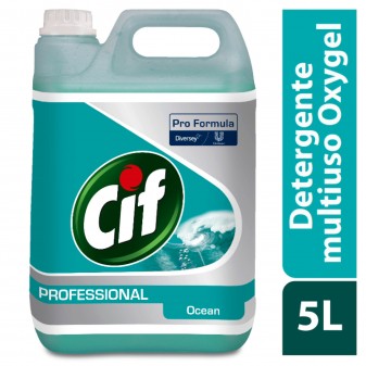 Cif Professional Oxy Gel Detergente Multiuso Profumo Ocean - Tanica