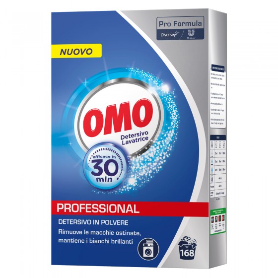 Detersivo in Polvere Omo Professional per Lavatrice 8,4Kg