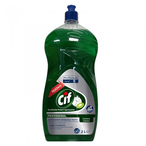 Detergente Manuale Piatti 2 Litri Cif Professional