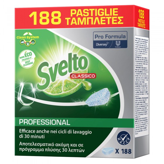 Svelto Professional Detersivo Classico in Pastiglie per Lavastoviglie Svelto Professional Detersivo Classico in Pastiglie per Lavastoviglie