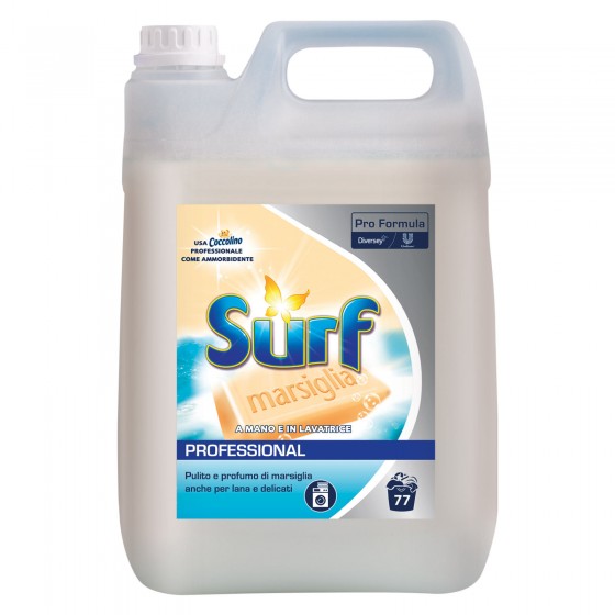 Detersivo per Lavatrice e a Mano Sapone di Marsiglia Surf Professional