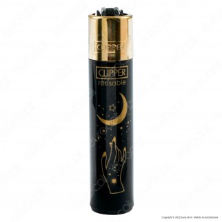 Clipper Large Accendino Grande Fantasia Fortuna Hands - Box da 48