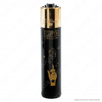 Clipper Large Accendino Grande Fantasia Fortuna Hands - Box da 48