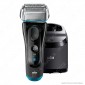 Immagine 2 - Braun Series 5 5190cc Wet&Dry Rasoio Elettrico Impermeabile con