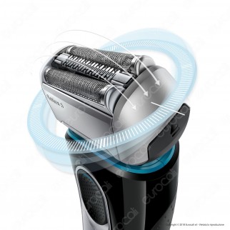 Braun Series 5 5190cc Wet&Dry Rasoio Elettrico Impermeabile con