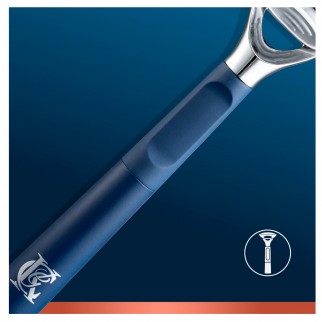 King C. Gillette Rasoio Manuale per la Cura della Barba su Collo ed