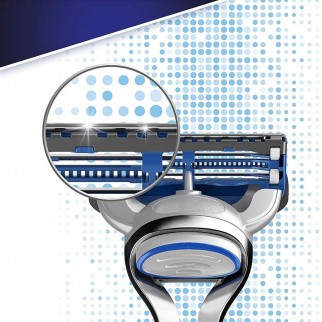 Gillette Skinguard Sensitive Rasoio Manuale con Lubrastrip e