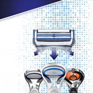 Gillette Skinguard Sensitive Rasoio Manuale con Lubrastrip e