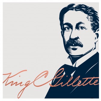 King C. Gillette Lamette di Ricambio per la Cura della Barba su Collo