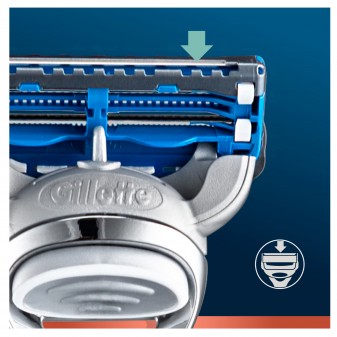 King C. Gillette Lamette di Ricambio per la Cura della Barba su Collo