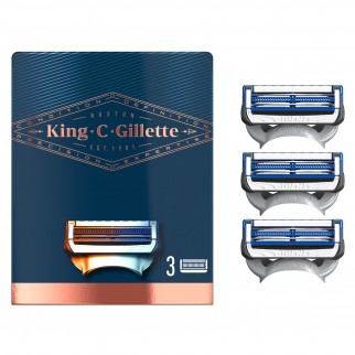 King C. Gillette Lamette di Ricambio per la Cura della Barba su Collo