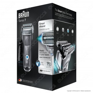 Series 7 7850cc Rasoio Elettrico Impermeabile Ricaricabile Braun