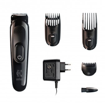 King C. Gillette Rasoio Regolabarba Elettrico con Pettini di Diversa