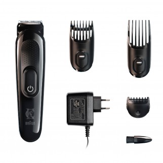 King C. Gillette Rasoio Regolabarba Elettrico con Pettini di Diversa