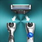 Immagine 5 - Gillette Mach3 Lamette di Ricambio a 3 Lame con Striscia Lubrificante