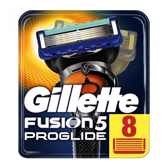 Gillette Fusion5 ProGlide Lamette di Ricambio a 5 Lame con Striscia Gillette Fusion5 ProGlide Lamette di Ricambio a 5 Lame con Striscia