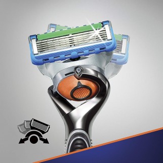Gillette Fusion5 ProGlide Lamette di Ricambio a 5 Lame con Striscia