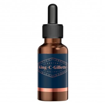 King C. Gillette Olio Idratante Profumato per la Cura della Barba e del Viso...