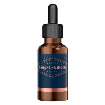 King C. Gillette Olio Idratante Profumato per la Cura della Barba e