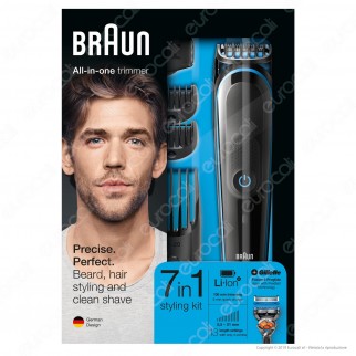 Braun Regolabarba 7in1 MGK5045 + Rasoio Gillette Fusion5 ProGlide