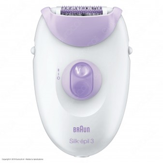Silk-épil 3 3-170 Epilatore Elettrico da Donna per Gambe Braun