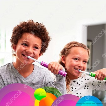 Oral-B Spazzolino Elettrico Ricaricabile Junior per Bambini da 6 Anni
