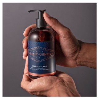King C. Gillette Detergente Barba e Viso Rinfrescante Idratante con