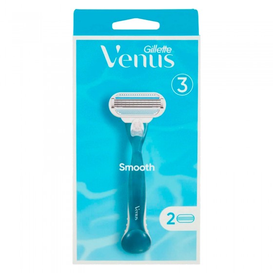 Gillette Venus Smooth Rasoio Manuale a 3 Lame da Donna per Gillette Venus Smooth Rasoio Manuale a 3 Lame da Donna per