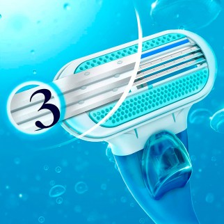 Gillette Venus Smooth Rasoio Manuale a 3 Lame da Donna per
