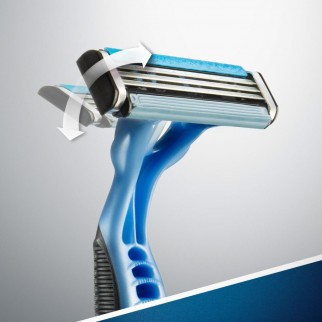 Gillette Blue3 Rasoio Manuale Usa e Getta da Uomo a 3 Lame con