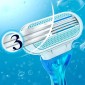 Immagine 2 - Gillette Venus Oceana Rasoio Manuale Usa e Getta a 3 Lame da Donna