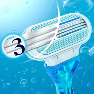 Gillette Venus Oceana Rasoio Manuale Usa e Getta a 3 Lame da Donna