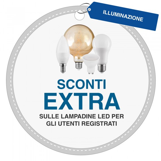 Extra Sconti per Utenti Registrati su Lampadine LED Extra Sconti per Utenti Registrati su Lampadine LED