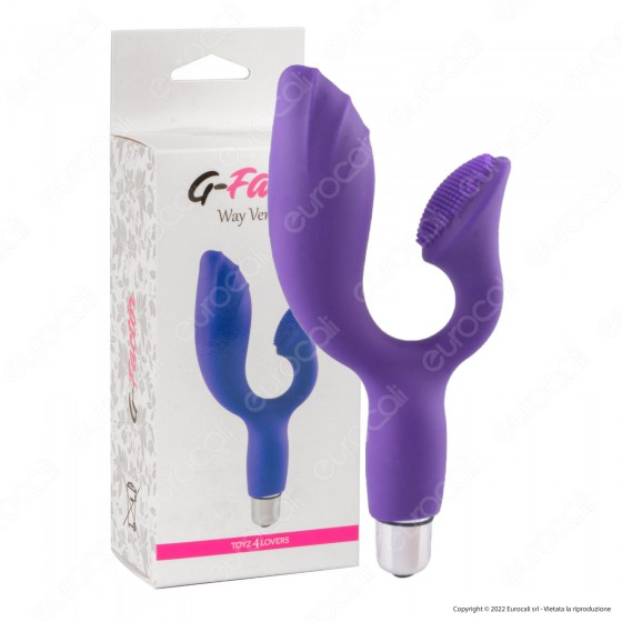 Toyz4Lovers G-Factor Way Vers Plus Vibratore G-Spot in Silicone Viola Toyz4Lovers G-Factor Way Vers Plus Vibratore G-Spot in Silicone Viola