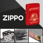 Immagine 3 - Zippo Accendino a Benzina Ricaricabile ed Antivento con Fantasia