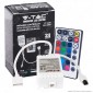 V-Tac VT-2428 Controller Dimmer Changing Color per Strisce LED RGB+W 12V o 24V 6 Pin e Telecomando ad Infrarossi - SKU 2899