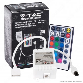 V-Tac VT-2428 Controller Dimmer Changing Color per Strisce LED RGB+W