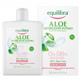 Equilibra Aloe Detergente Intimo Delicato Naturale Protettivo - Flacone da 200ml