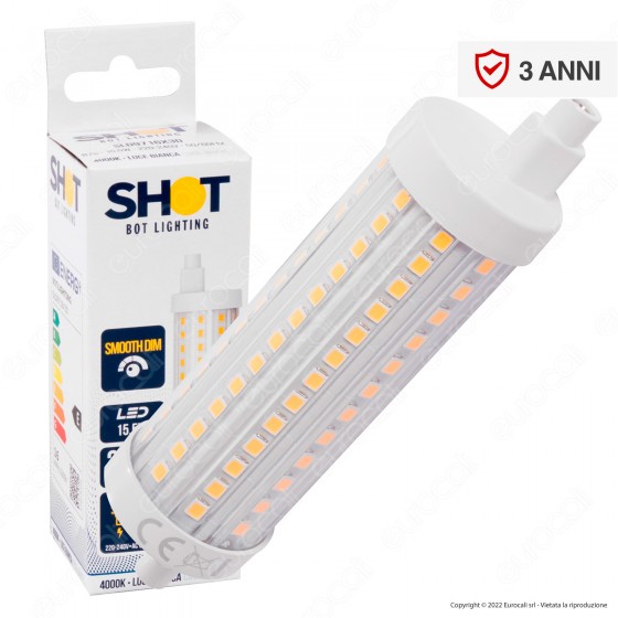 Bot Lighting Shot Lampadina LED R7s 15.5W Tubolare L118 SMD Bot Lighting Shot Lampadina LED R7s 15.5W Tubolare L118 SMD