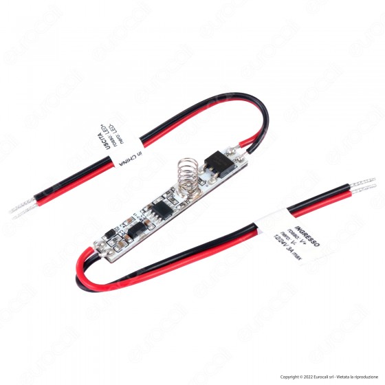 Life Modulo Controller Dimmer Touch per Strisce LED 12V e 24V - mod. Life Modulo Controller Dimmer Touch per Strisce LED 12V e 24V - mod.