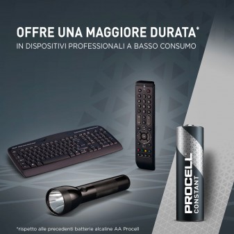 Procell Duracell Constant Power LR6 Stilo AA Mignon 1.5V for Low