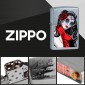 Immagine 2 - Zippo Accendino a Benzina Ricaricabile ed Antivento con Fantasia